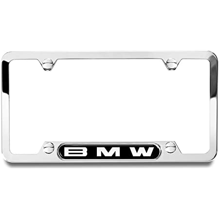 82122433222 - Exterior: License Plate Frame, BMW Logo for BMW: 230i, 230i xDrive, 320i, 320i xDrive, 328d, 328d xDrive, 330e, 330i, 330i GT xDrive, 330i xDrive, 340i, 340i GT xDrive, 340i xDrive, 430i, 430i xDrive, 440i, 440i xDrive, 530i, 530i xDrive, 535i GT, 535i GT xDrive, 540d xDrive, 540i, 540i xDrive, 550i GT xDrive, 640i, 640i Gran Coupe, 640i xDrive, 640i xDrive Gran Coupe, 640i xDrive Gran Turismo, 650i, 650i Gran Coupe, 650i xDrive, 650i xDrive Gran Coupe, 740e xDrive, 740i, 740i xDrive, 750i, 750i xDrive, 840i, Alpina B6 xDrive Gran Coupe, Alpina B7, M2, M240i, M240i xDrive, M3, M340i, M4, M5, M550i xDrive, M6, M6 Gran Coupe, M760i xDrive, M8, X1, X2, X3, X4, X5, X6, X7, Z4 Image