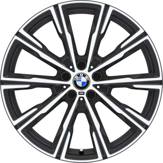 2019-2025 BMW Bmw Oem 740m Wheel In Orbit Grey W/ Burnished