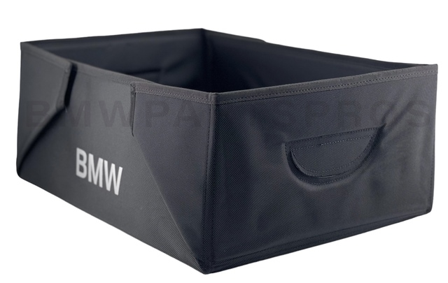 51472303796 - : BMW OEM COLLAPSIBLE BOX IN BLACK for BMW: 230i, 230i xDrive, 330e, 330i, 330i xDrive, 430i, 430i xDrive, 440i, 440i xDrive, 530i, 530i xDrive, 540i, 540i xDrive, 640i Gran Coupe, 640i xDrive Gran Coupe, 640i xDrive Gran Turismo, 650i Gran Coupe, 650i xDrive Gran Coupe, 740i, 740i xDrive, 750i, 750i xDrive, 840i, Alpina B6 xDrive Gran Coupe, Alpina B7, M2, M240i, M240i xDrive, M3, M340i, M4, M5, M550i xDrive, M6 Gran Coupe, M760i xDrive, M8, X1, X2, X3, X4, X5, X6, X7, Z4 Image