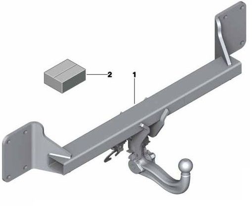 51126889278 - : BMW OEM TRAILER HITCH RETROFIT KIT for BMW Image