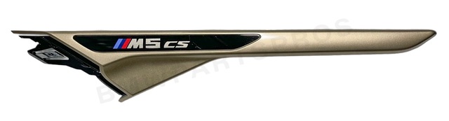 51138084055 - : BMW OEM "M5 CS" FENDER TRIM IN GOLD BRONZE - LEFT for BMW Image