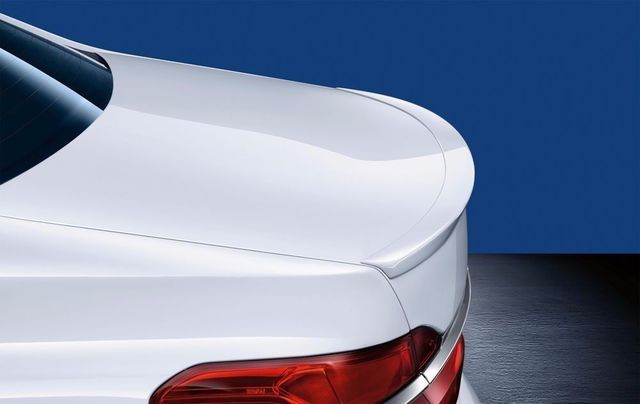 51192361307 - : BMW M PERFORMANCE REAR SPOILER IN MATTE BLACK for BMW: 740e xDrive, 740i, 740i xDrive, 750i xDrive Image