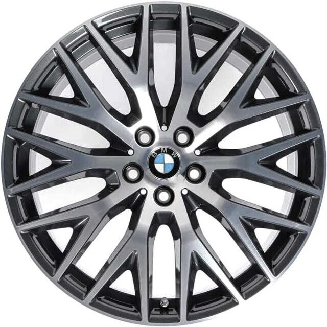 36116863424 - : BMW OEM 636 WHEEL IN ORBIT GREY W/ BURNISHED FACE 20" - FRONT for BMW Image