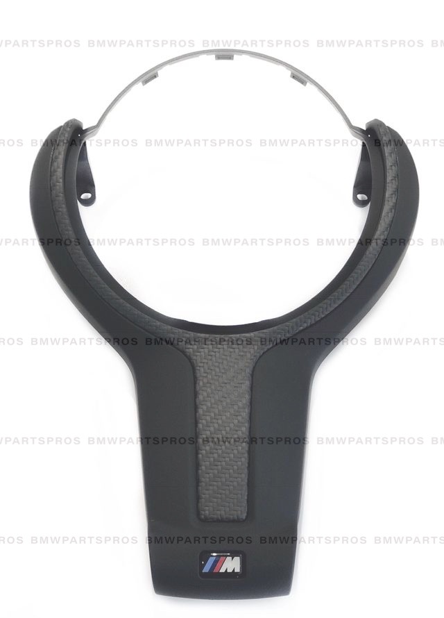32302231982 - : BMW M PERFORMANCE MATTE CARBON FIBER STEERING WHEEL TRIM for BMW: X1, X2 Image