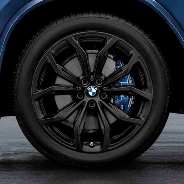 36112472748 - : BMW 695 OEM WINTER WHEEL AND TIRE IN MATTE BLACK 20" - FRONT for BMW Image
