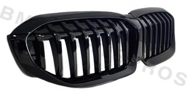 51138072085 - : BMW OEM SHADOW-LINE FRONT GRILLE for BMW: 330e, 330e xDrive, 330i, 330i xDrive, M340i, M340i xDrive Image