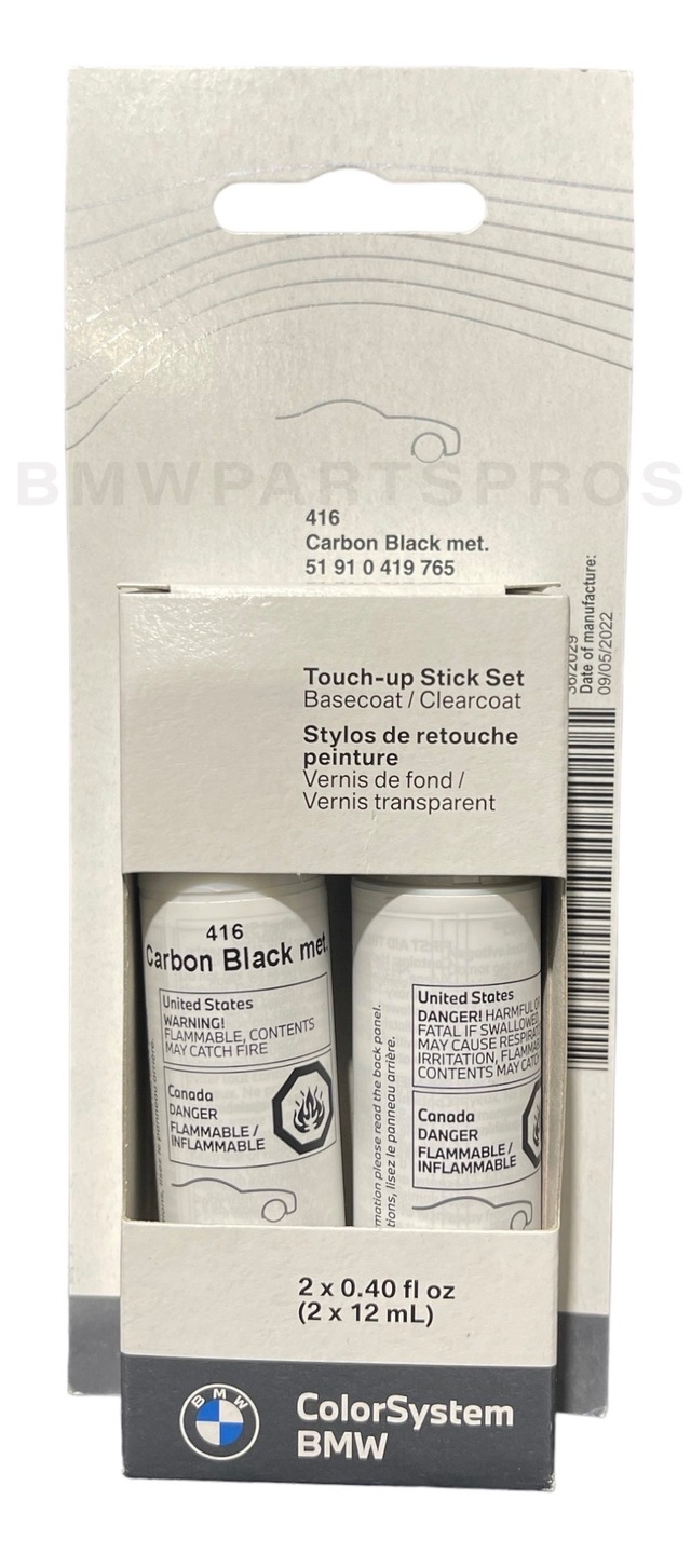 51910419765 - : BMW OEM TOUCH-UP STICK - CARBON BLACK METALLIC for BMW Image