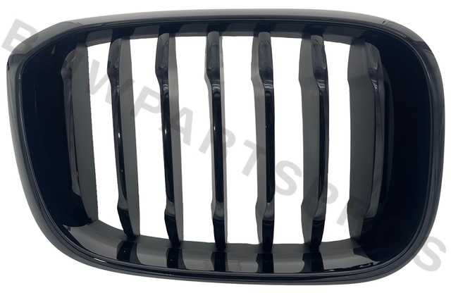 51138469960 - : BMW OEM FRONT GRILLE IN SHADOW-LINE HIGH GLOSS BLACK - RIGHT for BMW: X3, X4 Image