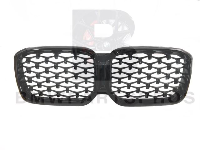51135A1AC59 - : BMW OEM HIGH-GLOSS BLACK FRONT GRILLE - X3/X4 LCI for BMW: X4 Image
