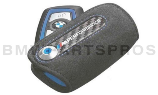 Bmw Oem M Performance Key Case In Alcantara & Leather 82-29-2-355