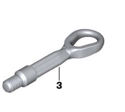 72157953893 - : BMW TOW EYE for BMW: 528i, 528i xDrive, 530e, 530e xDrive, 530i, 530i xDrive, 535d, 535d xDrive, 535i, 535i GT, 535i GT xDrive, 535i xDrive, 540d xDrive, 540i, 540i xDrive, 550i, 550i GT, 550i GT xDrive, 550i xDrive, 640i xDrive Gran Turismo, ActiveHybrid 5, M5, M550i xDrive, X1, X2 Image