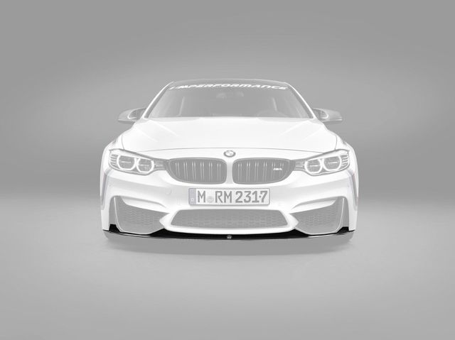 51192350711 - : BMW M PERFORMANCE FRONT LIP IN MATTE BLACK for BMW: M3 Image