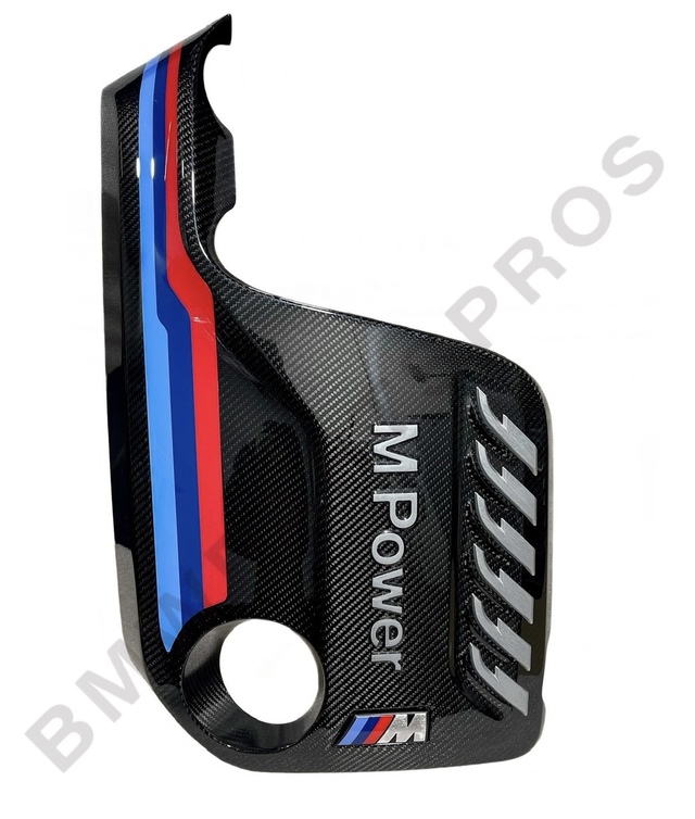 11122413815 - : BMW M PERFORMANCE ENGINE COVER IN CARBON FIBER for BMW: M3, M4 Image