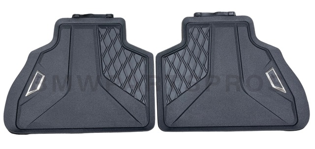 51472458555 - : BMW OEM ALL WEATHER FLOOR MATS - 2ND ROW for BMW: X5, X7 Image