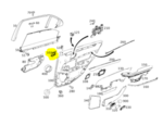 2127231014 - Rear Doors: Holder for Mercedes-Benz Image