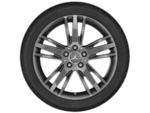 24640120027X28 - : Wheel 5-Triple-Spoke 45.7 cm (18 Inch) - Painted for Mercedes-Benz: B Electric Drive, B250e, CLA250, CLA45 AMG Image