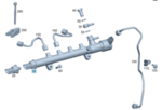 6510701595 - Fuel System: Fuel Rail for Mercedes-Benz: Sprinter 2500, Sprinter 3500, Sprinter 3500XD Image