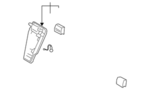2119200232 - Rear Seat Bench: Backrest Frame for Mercedes-Benz Image
