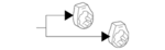 1718050020 - Vacuum System/Hydraulic System: Rubber Bushing for Mercedes-Benz Image