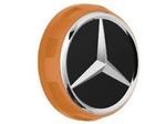 40009002232 - Wheels: Amg Hub Cap - In Center Lock Design - Orange for Mercedes-Benz: A220, C300, C43 AMG, C63 AMG, C63 AMG S, CLA250, CLA45 AMG, E300, E450, E53 AMG, E63 AMG S, GLA250, GLA45 AMG, GLC300, GLC350e, GLC43 AMG, GLC63 AMG, GLC63 AMG S, GLE400, GLE43 AMG, GLE63 AMG, GLE63 AMG S, GLS450, GLS550, GLS63 AMG, SL450, SL550, SL63 AMG, SLC300, SLC43 AMG, Sprinter 2500 Image