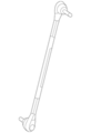 246320068964 - Springs, Suspension and Hydraulics: Torsion Bar Linkage for Mercedes-Benz Image