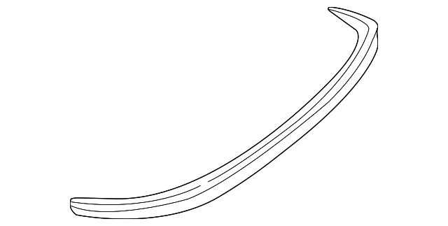 2317900188 - Outside Attachment Parts: Rear Spoiler Attachment for Mercedes-Benz: SL400, SL450, SL550, SL63 AMG, SL65 AMG Image