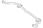 2463203511 - Springs, Suspension and Hydraulics: Tubular Torsion Bar for Mercedes-Benz Image
