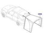 VPLEP0432 - Exterior: Inflatable Waterproof Awning for Land Rover: Defender 110, Defender 90, Discovery Image