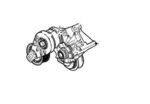 LR079294 - Cooling System: Accessory Drive Belt Tensioner Assembly for Land Rover: Defender 110, Defender 130, Defender 90, Discovery, LR4, Range Rover, Range Rover Sport Image