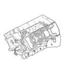 LR062617 - Engine: Short Block for Land Rover: Discovery, LR4, Range Rover, Range Rover Sport, Range Rover Velar Image