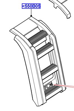 VPLER0205 - Exterior: Deployable Roof Ladder for Land Rover: Defender 110, Defender 90 Image