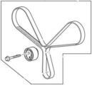 LR016655 - : Belt - Timing for Land-Rover Image