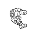 68368052AC - : Transfer Case Control Bracket for Mopar Image