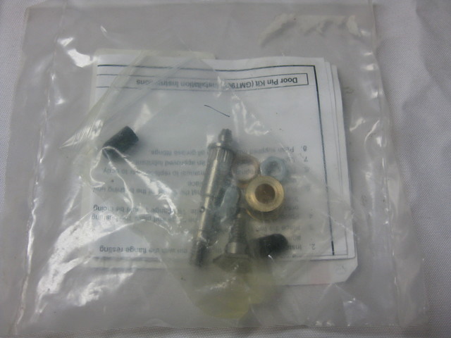 19260061 - : Front Door Hinge Pin Kit With Upper And Lower Pins, Rollers, Bushings, Washer, Caps, Bolts, And Nuts for GM Image
