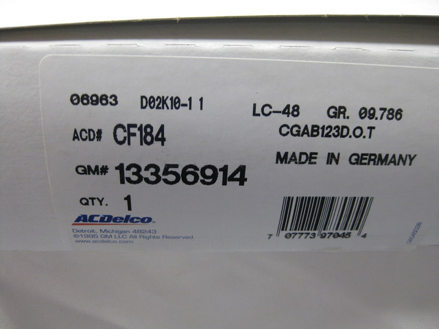 13356914 - HVAC: Filter for Buick: Encore, LaCrosse, Regal, Regal Sportback, Regal TourX, Verano | Cadillac: CT4, CT5, CT6, SRX, XTS | Chevrolet: Cruze, Cruze Limited, Impala, Malibu, Malibu Limited, Spark EV, Trax Image