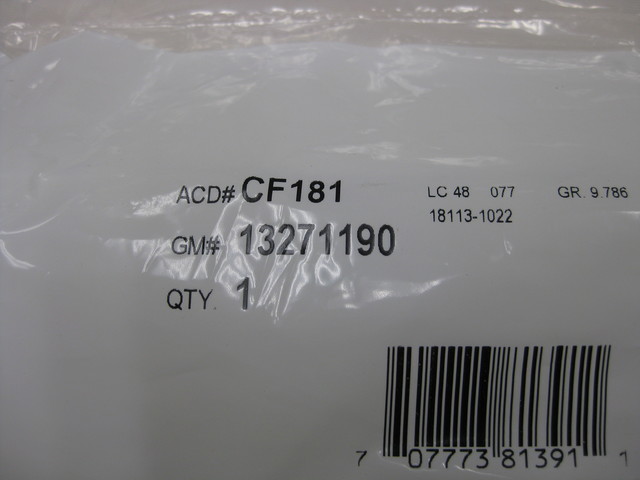 13271190 - HVAC: Filter for Buick: Encore, Verano | Cadillac: ELR | Chevrolet: Cruze, Cruze Limited, Sonic, Spark, Trax, Volt Image