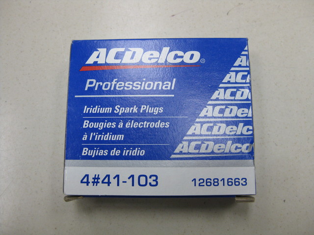 12681663 - Electrical: Spark Plug for Buick: Rainier | Chevrolet: Cavalier, Classic, Cobalt, Colorado, HHR, Malibu, Trailblazer, Trailblazer EXT | GMC: Canyon, Envoy, Envoy XL, Envoy XUV | Hummer: H3, H3T | Oldsmobile: Alero, Bravada | Pontiac: G5, G6, Grand Am, Solstice, Sunfire | Saturn: Aura, Ion, Sky, Vue Image