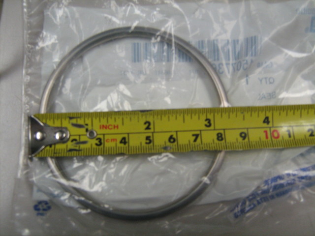 15077362 - Exhaust: Exhaust Pipe To Manifold Gasket for Buick: Rainier | Cadillac: Escalade, Escalade ESV, Escalade EXT | Chevrolet: Avalanche, Avalanche 1500, Avalanche 2500, Colorado, Express 1500, Express 2500, Express 3500, Express 4500, LCF 3500, LCF 3500HG, Silverado 1500, Silverado 1500 Classic, Silverado 1500 HD, Silverado 1500 HD Classic, Silverado 1500 LD, Silverado 1500 LTD, Silverado 2500, Silverado 2500 HD, Silverado 2500 HD Classic, Silverado 3500, Silverado 3500 Classic, Silverado 3500 HD, SSR, Suburban, Suburban 1500, Suburban 2500, Suburban 3500 HD, Tahoe, Trailblazer, Trailblazer EXT | GMC: Canyon, Envoy, Envoy XL, Envoy XUV, Savana 1500, Savana 2500, Savana 3500, Savana 4500, Sierra 1500, Sierra 1500 Classic, Sierra 1500 HD, Sierra 1500 HD Classic, Sierra 1500 Limited, Sierra 2500, Sierra 2500 HD, Sierra 2500 HD Classic, Sierra 3500, Sierra 3500 Classic, Sierra 3500 HD, Yukon, Yukon XL, Yukon XL 1500, Yukon XL 2500 | Hummer: H2, H3, H3T Image