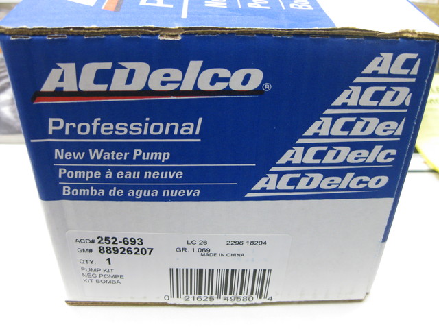 88926207 - : Water Pump Kit for GM Image