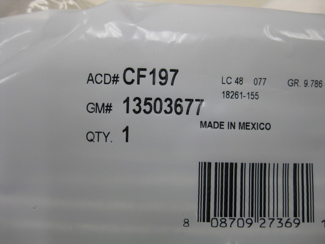 13503677 - HVAC: Air Filter for Buick: Cascada, Encore, LaCrosse, Regal, Verano | Cadillac: SRX | Chevrolet: Cruze Limited, Malibu, Malibu Limited, Sonic, Spark EV, Trax Image