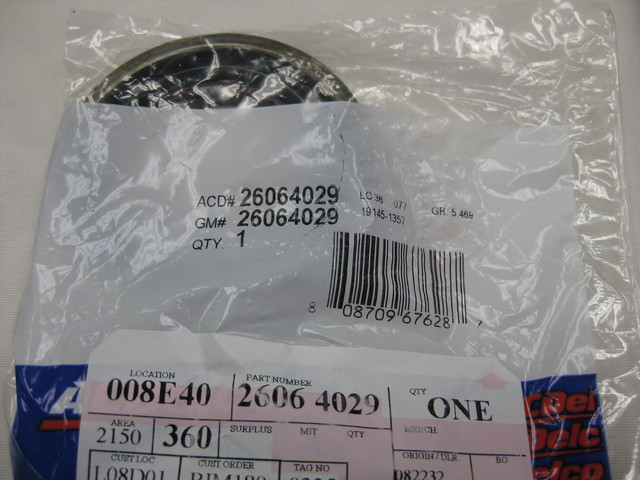 26064029 - Universals &amp; Rear Axle: Pinion Seal for Cadillac: Escalade, Escalade ESV, Escalade EXT | Chevrolet: Avalanche, Avalanche 1500, Avalanche 2500, C1500, C2500, Colorado, Express 2500, Express 3500, Express 4500, K1500 Pickup, K2500 Pickup, Silverado 1500, Silverado 1500 Classic, Silverado 1500 HD, Silverado 1500 HD Classic, Silverado 1500 LD, Silverado 2500, Silverado 2500 HD, Silverado 3500, Silverado 3500 HD, SSR, Suburban 1500, Suburban 2500, Suburban C1500, Suburban C2500, Suburban K1500, Suburban K2500, Tahoe, Trailblazer | GMC: C1500 Pickup, C2500 Pickup, Canyon, Envoy, K1500 Pickup, K2500 Pickup, Savana 2500, Savana 3500, Savana 4500, Sierra 1500, Sierra 1500 Classic, Sierra 1500 HD, Sierra 1500 HD Classic, Sierra 1500 Limited, Sierra 2500, Sierra 2500 HD, Sierra 3500, Sierra 3500 HD, Suburban C1500, Suburban C2500, Suburban K1500, Suburban K2500, Yukon, Yukon XL 1500, Yukon XL 2500 | Hummer: H2, H3, H3T Image