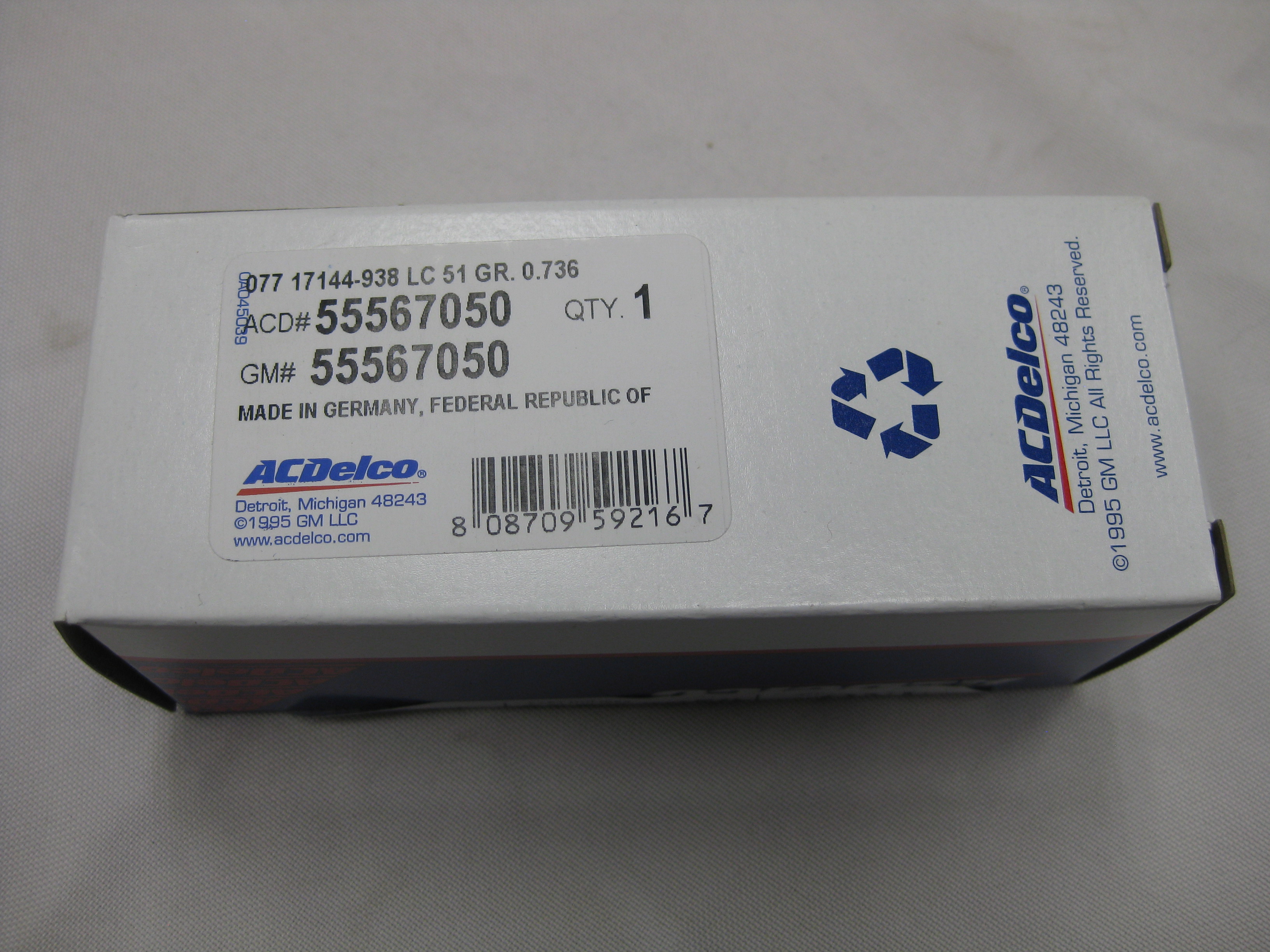 55567050 - Engine: Control Valve Solenoid for GM Image