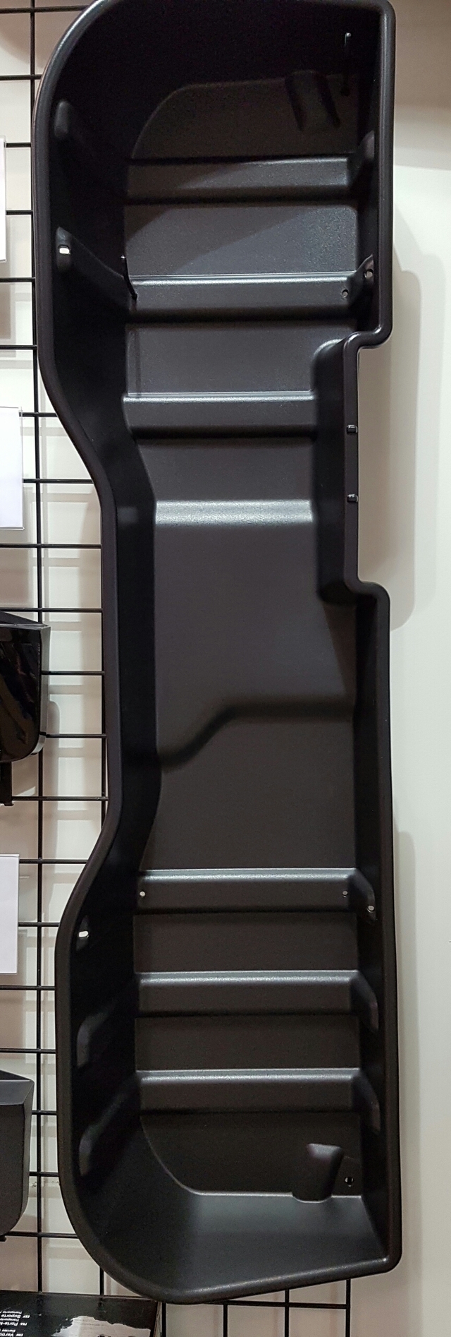 23183674 - Interior: Under-Seat Storage Compartment, Black for Chevrolet: Silverado 1500, Silverado 1500 Classic, Silverado 1500 HD, Silverado 1500 HD Classic, Silverado 2500, Silverado 2500 HD, Silverado 2500 HD Classic, Silverado 3500, Silverado 3500 Classic, Silverado 3500 HD | GMC: Sierra 1500, Sierra 1500 Classic, Sierra 1500 HD, Sierra 1500 HD Classic, Sierra 2500, Sierra 2500 HD, Sierra 2500 HD Classic, Sierra 3500, Sierra 3500 Classic, Sierra 3500 HD Image