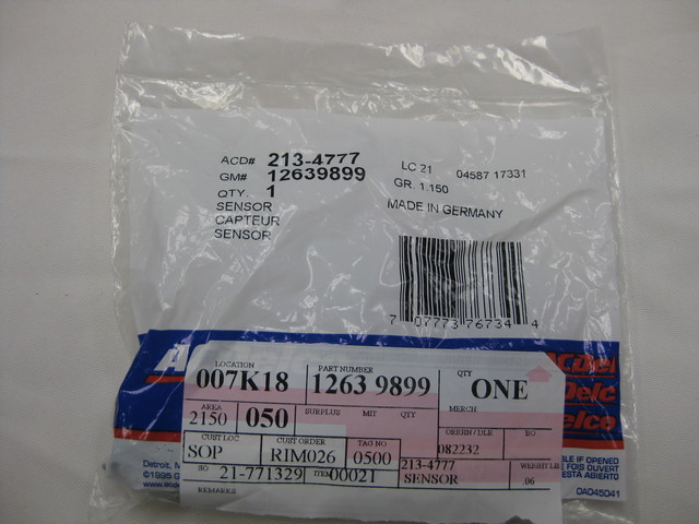 12639899 - Electrical: Coolant Temp Sensor for GM Image