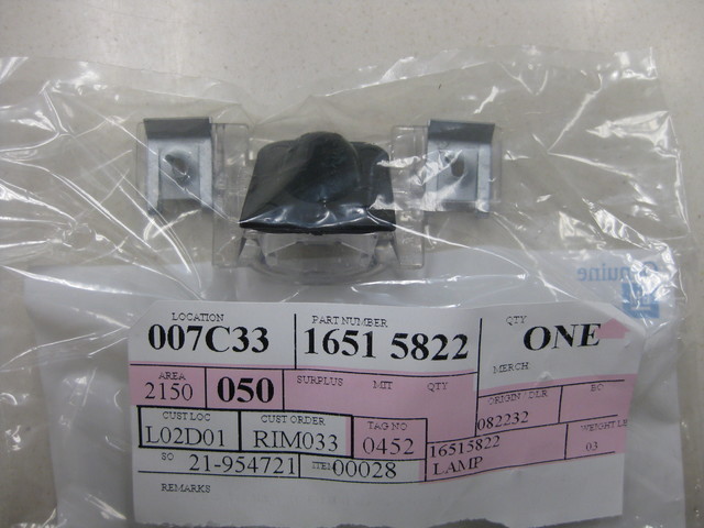 16515822 - Body: License Lamp for GM Image