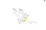 1643231185 - Springs, Suspension and Hydraulics: Rubber Bushing for Mercedes-Benz Image