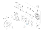 9104219000 - : Ts Disk Brake Pad for Mercedes-Benz Image