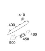 91074057009B51 - : Exterior Door Handle for Mercedes-Benz: Sprinter 1500, Sprinter 2500, Sprinter 3500, Sprinter 3500XD, Sprinter 4500 Image