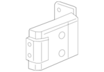 9107409500 - Body: Lower Hinge for Mercedes-Benz: Sprinter 1500, Sprinter 2500, Sprinter 3500, Sprinter 3500XD, Sprinter 4500 Image