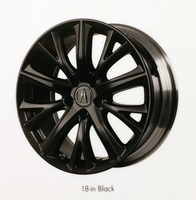 8W18TX6200A - Wheels: Alloy Wheel (18") (Black)(DC) for Acura: ILX Image